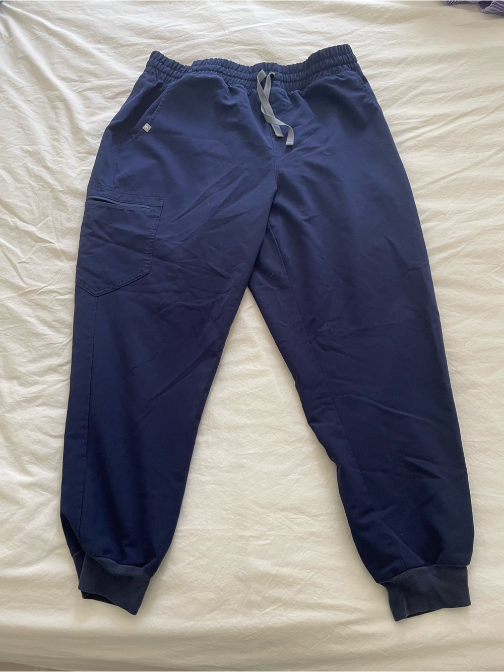Figs Navy Blue Jogger Scrub Pants